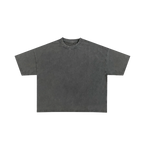 T-shirt Homme Coupe Boxy Courte – gris foncé