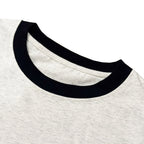 Haut bicolore Rawcut – Gris foncé/Noir