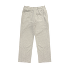 Pantalon de sport plissé moderne – Gris-beige