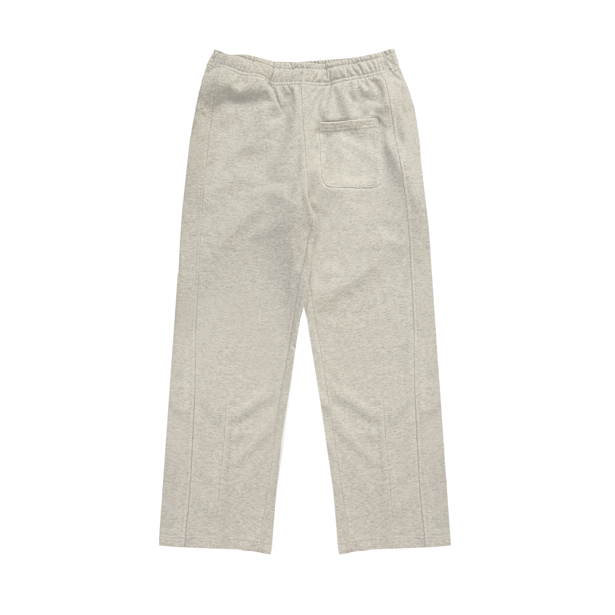 Pantalon de sport plissé moderne – Gris-beige
