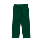 Pantalon de jogging droit plissé – Vert foncé