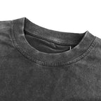 T-shirt Homme Coupe Boxy Courte – gris foncé